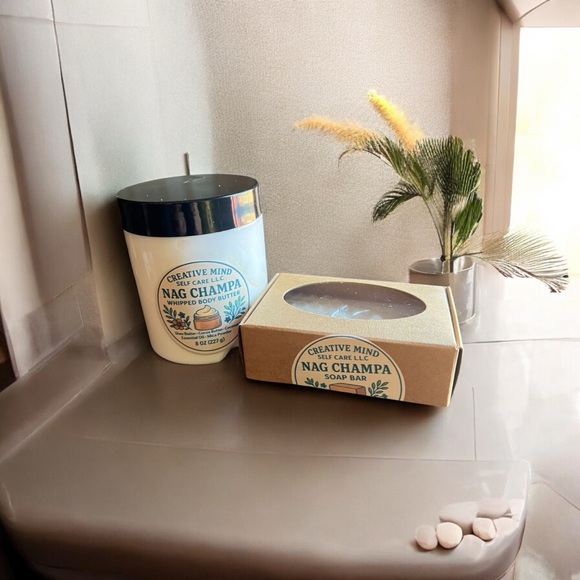 Handcrafted Nag Champa Soap Bar - Picture 2 of 2